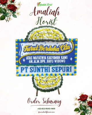 Papan Bunga Duka di Cempaka Putih Barat