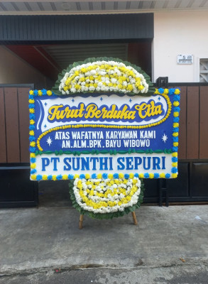 Papan Bunga Duka di Cempaka Putih Barat