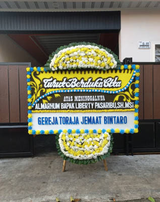 Papan Bunga Duka di Cempaka Putih Barat